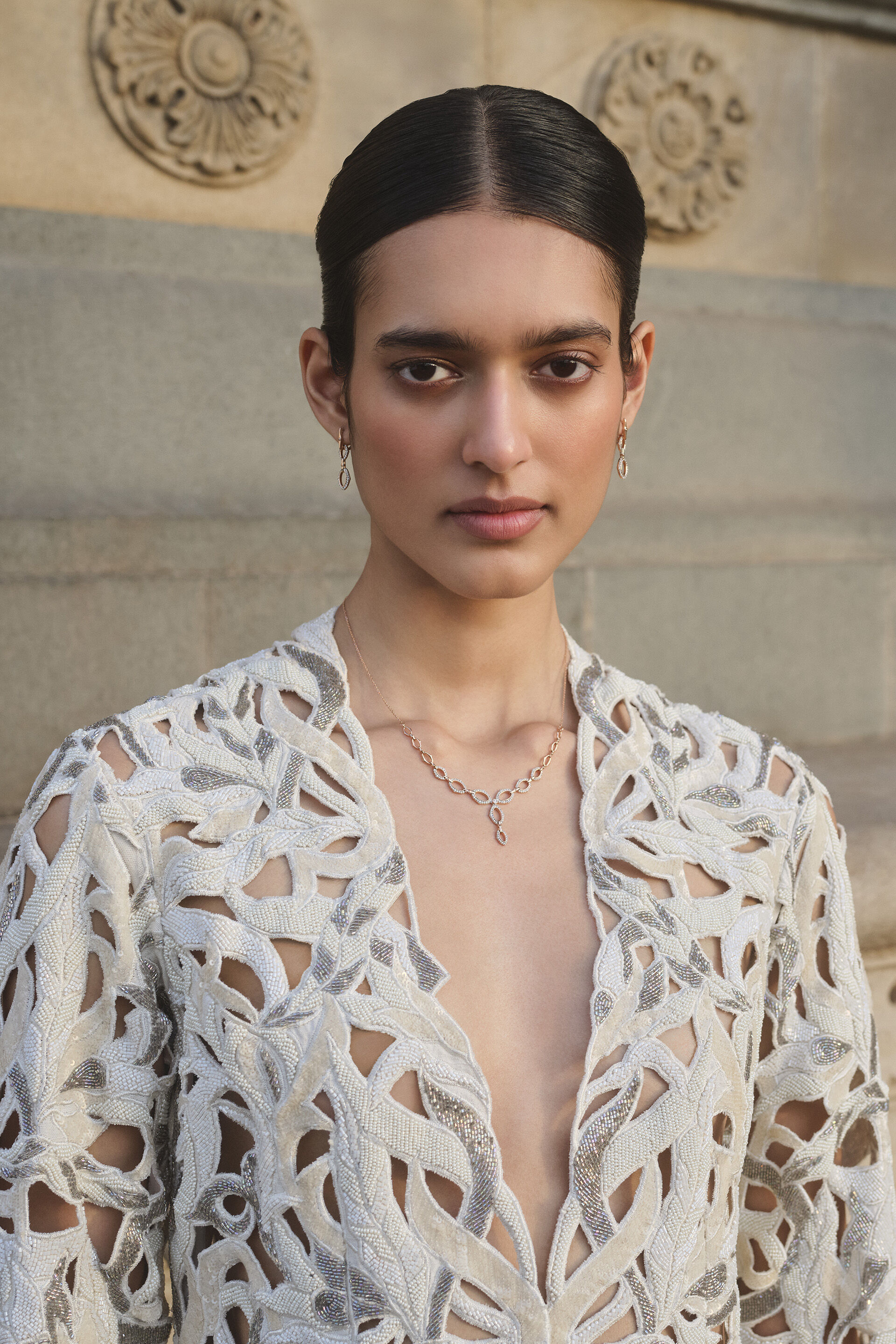 Xylandra Broderie Jacket Set - Ivory, Ivory, image 5