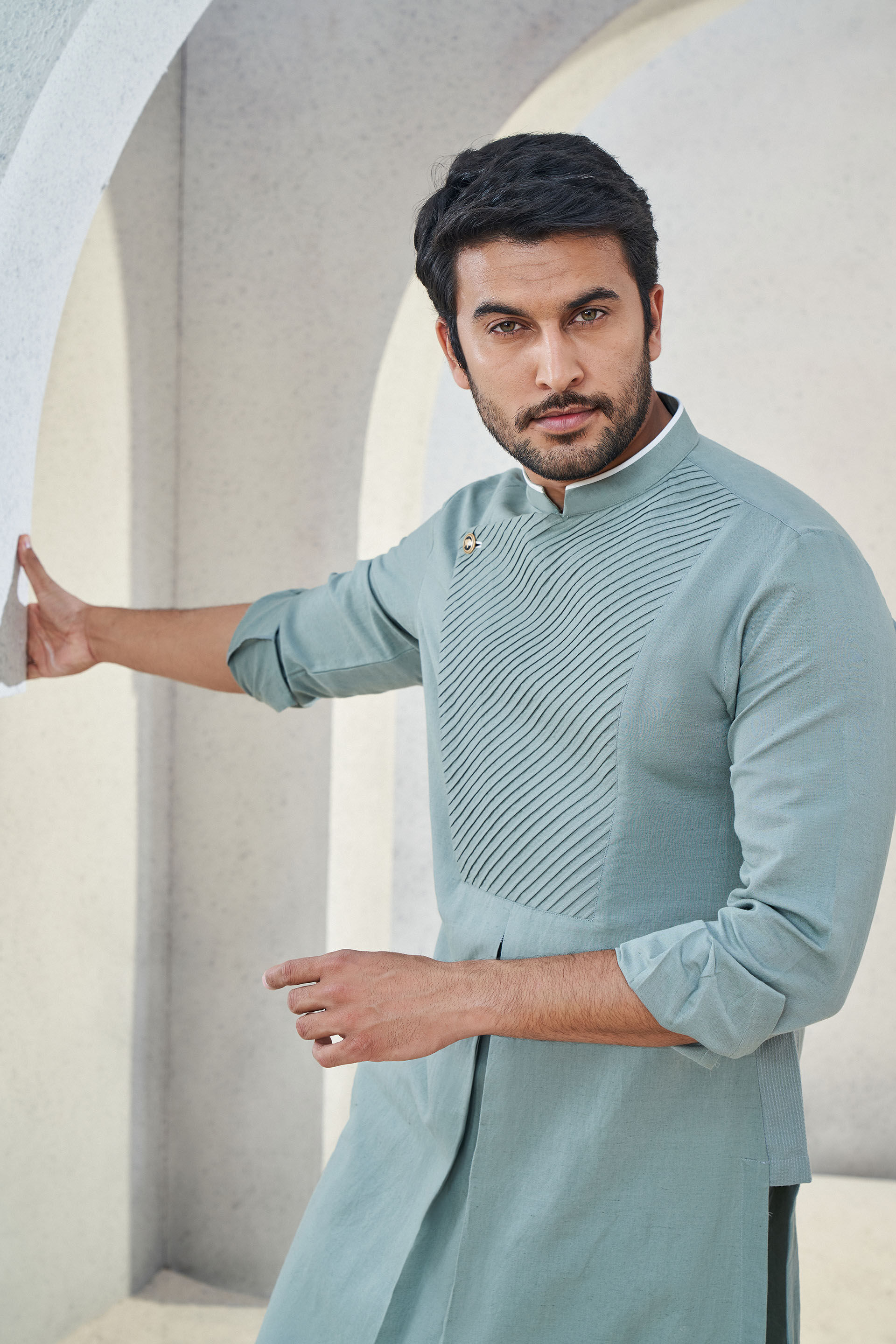 Faris Kurta - Olive, Olive, image 5