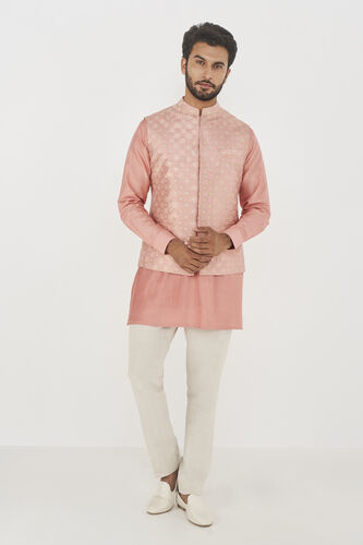 Nirved Nehru Jacket, Pink, image 1