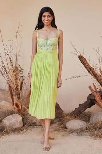 Asbah Dress - Lime, Lime, image 1