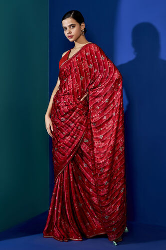 Esperanza Saree - Red, , image 1