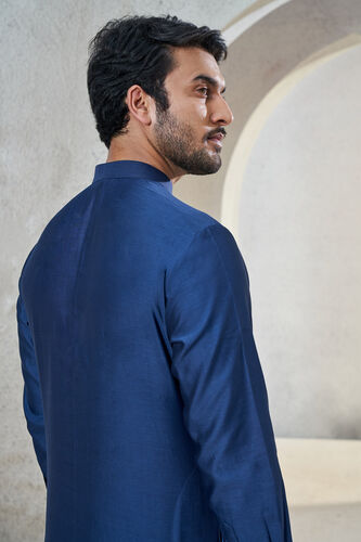 Esam Kurta, Navy Blue, image 6