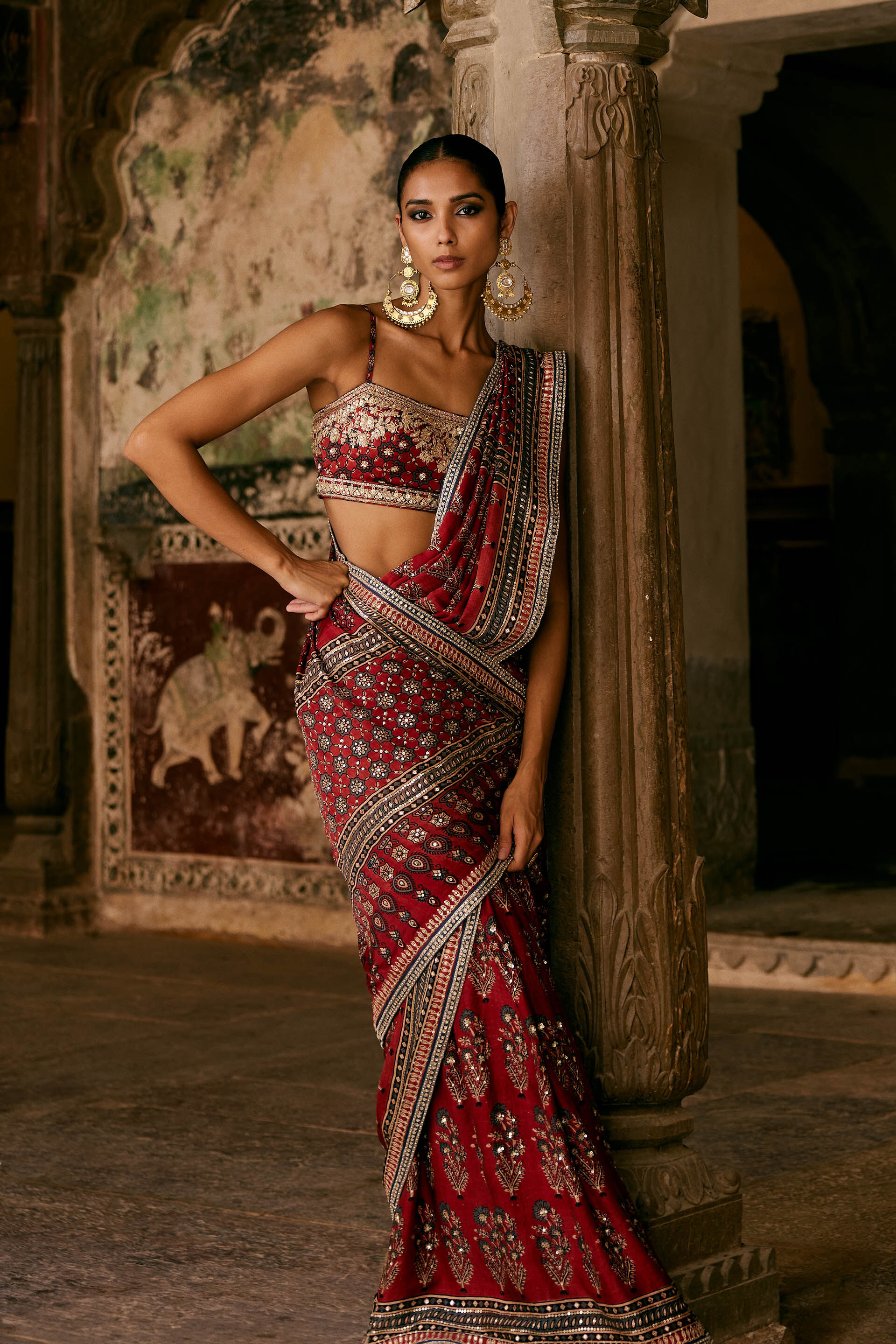 Buy Designer Sarees and Blouses Online Readymade Saree Blouses Anita Dongre