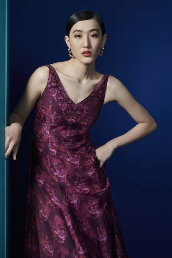 Evolet Gown, Purple, image 3