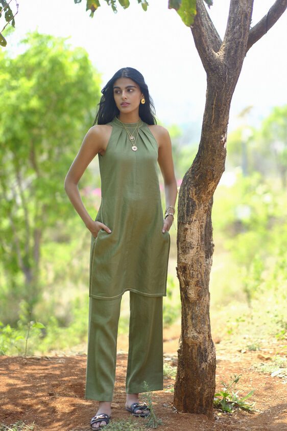 Brooke Incut Coord, Olive, image 1