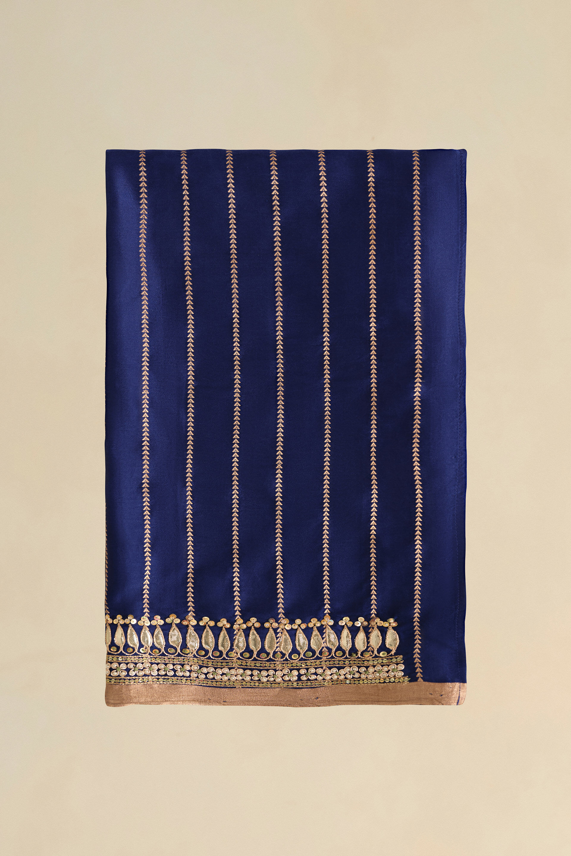 Drishika Handwoven Benarasi Silk Saree - Blue, Blue, image 5
