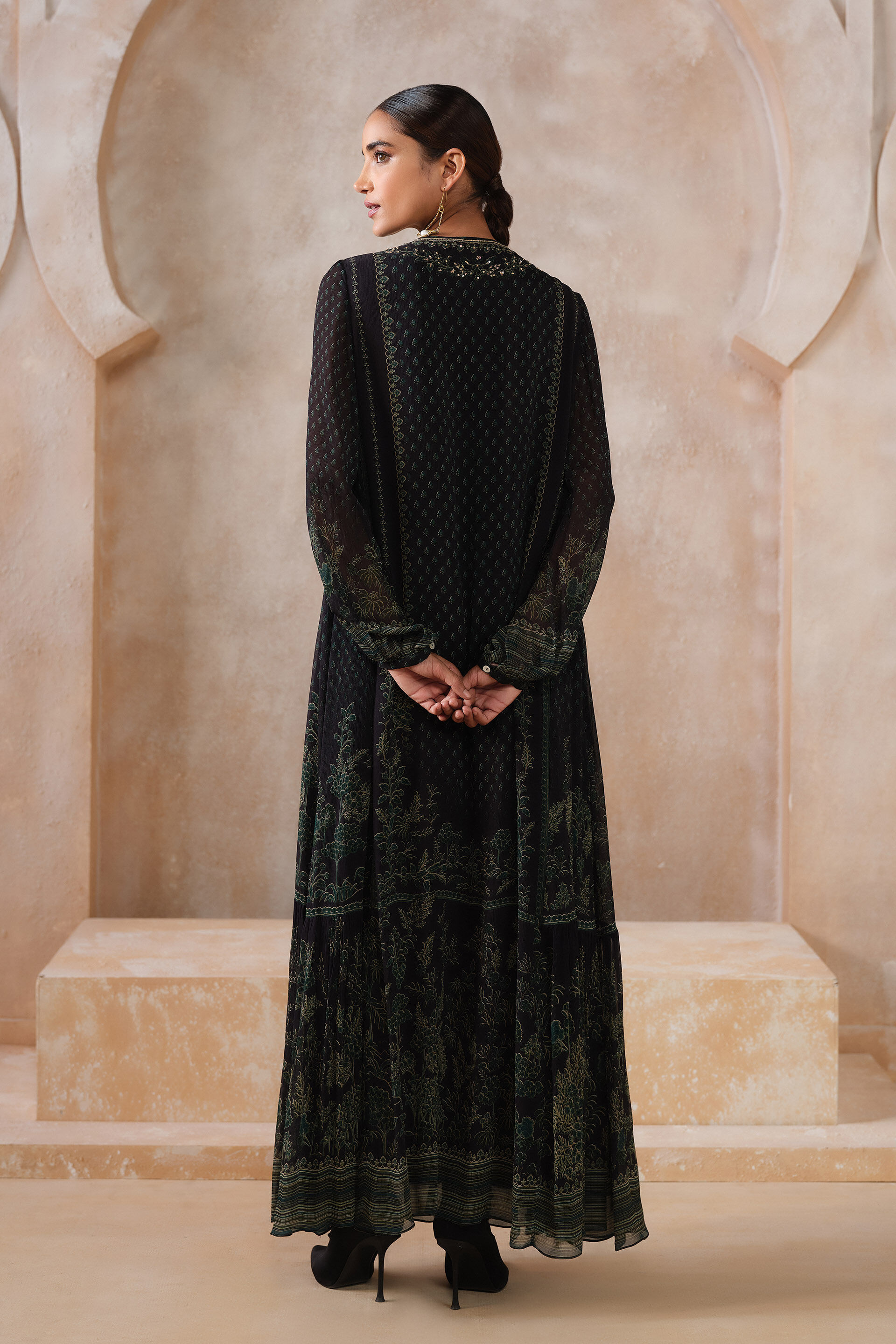 Shiza Kaftan - Black