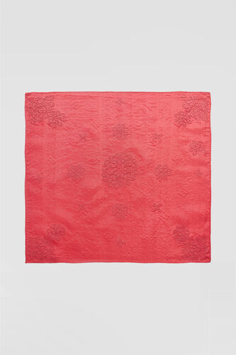 Aum Pocket Square - Red, , image 1