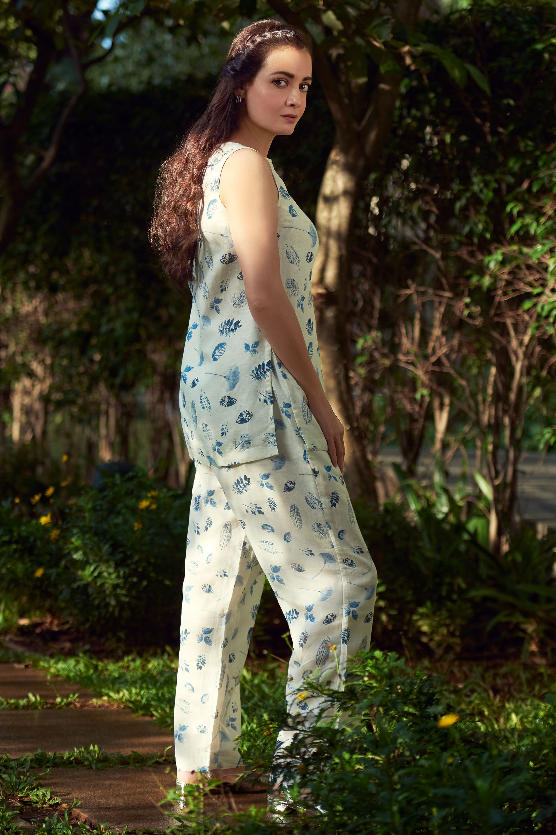 Midsummer Coord Set Blue Leaf - Imprint, , image 2