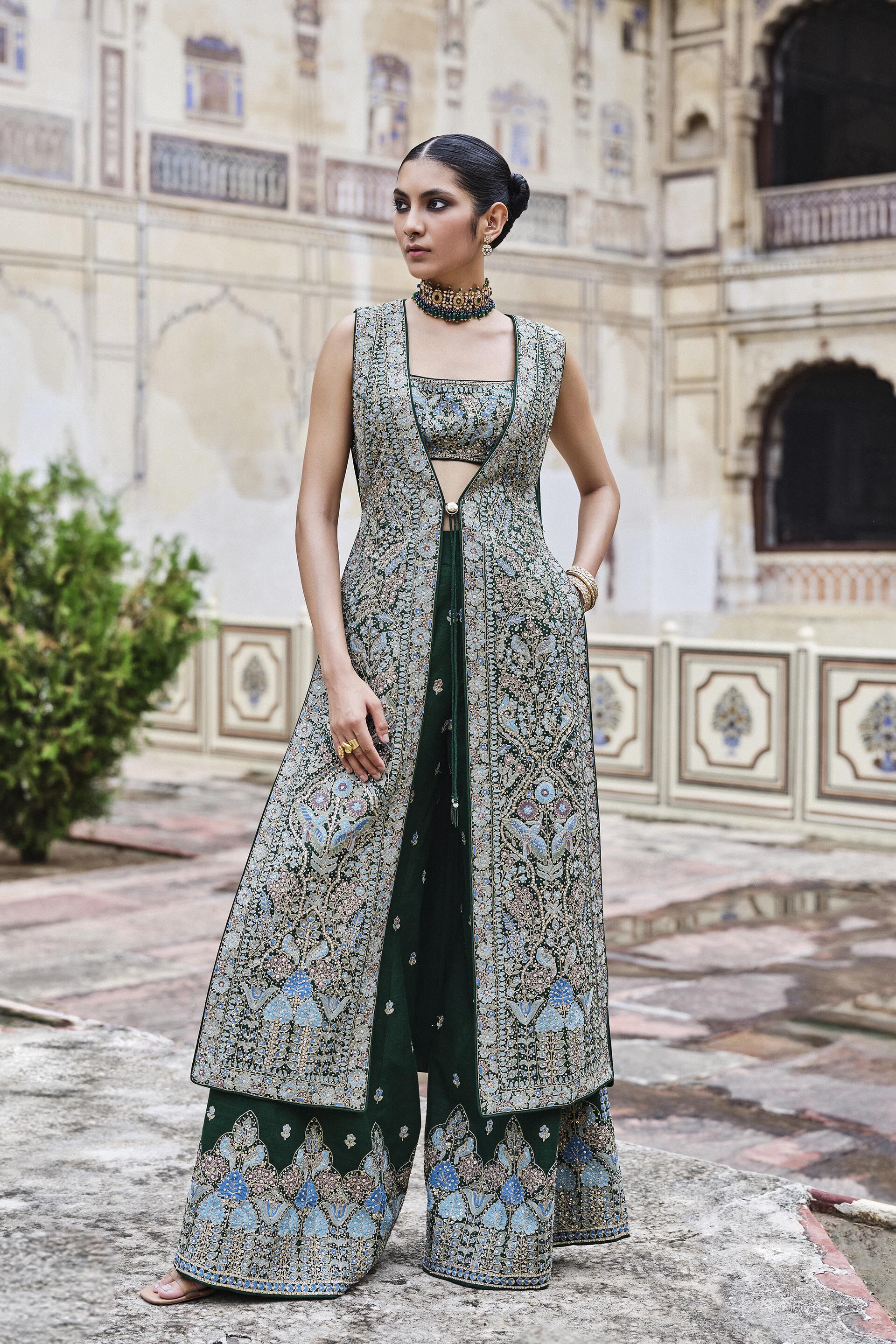 Trendy indian dresses for wedding on sale
