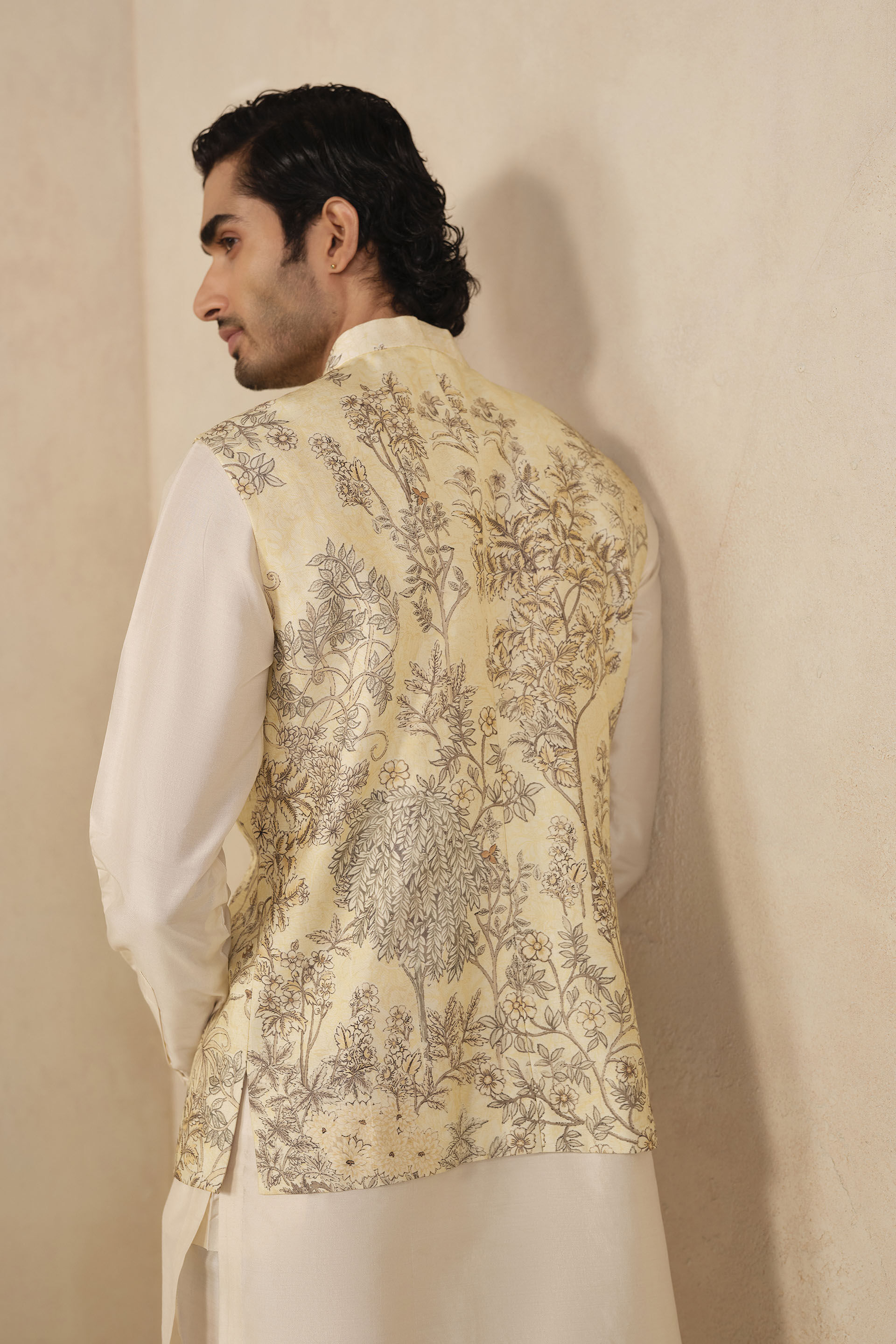 Arnav Nehru Jacket - Cream, Cream, image 5