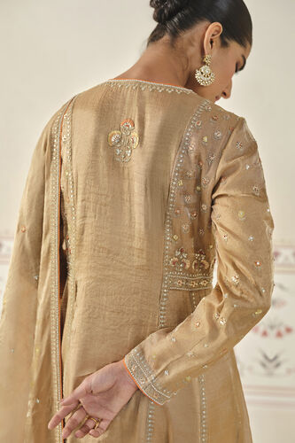 Yashna Embroidered Suit Set - Bronze, Bronze, image 5