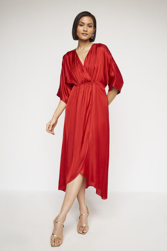 Delaney Dress, Red, image 1