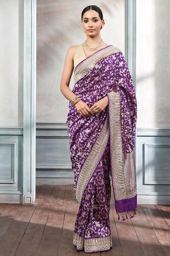 1 - Pankaja Saree Set – Purple, image 1