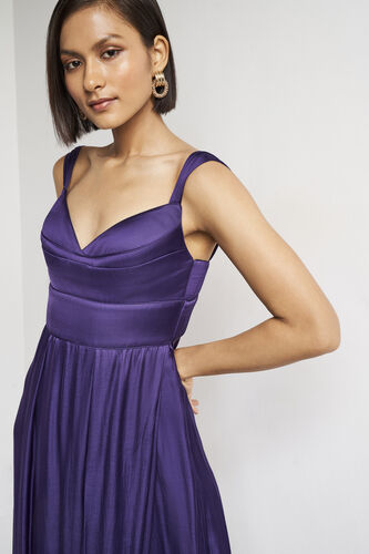 Nikolina Dhoti Dress, Purple, image 4