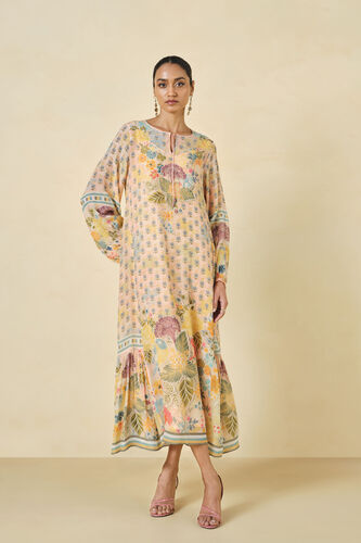 Morcan Printed Dress - Blush, Blush, image 1