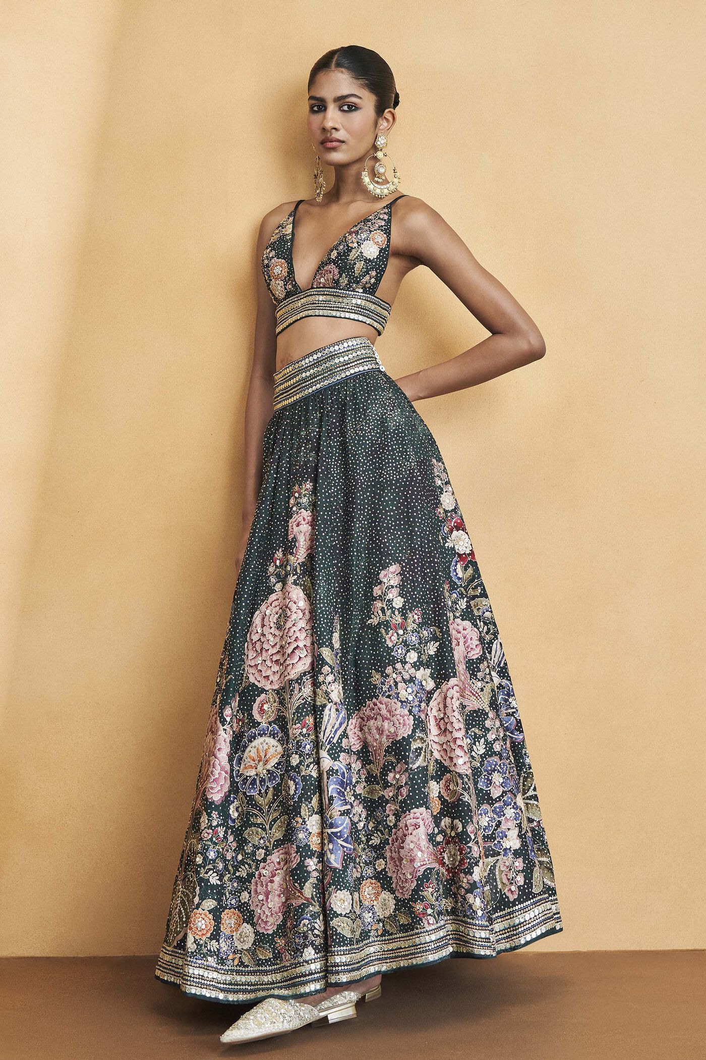 Life Of The Nightforest Skirt Set - Green