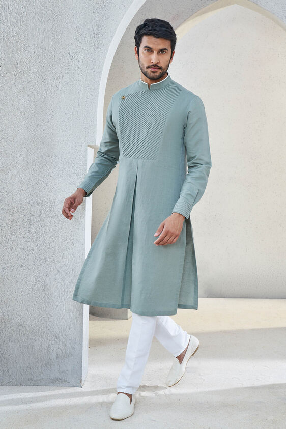 Faris Kurta, Olive, image 1