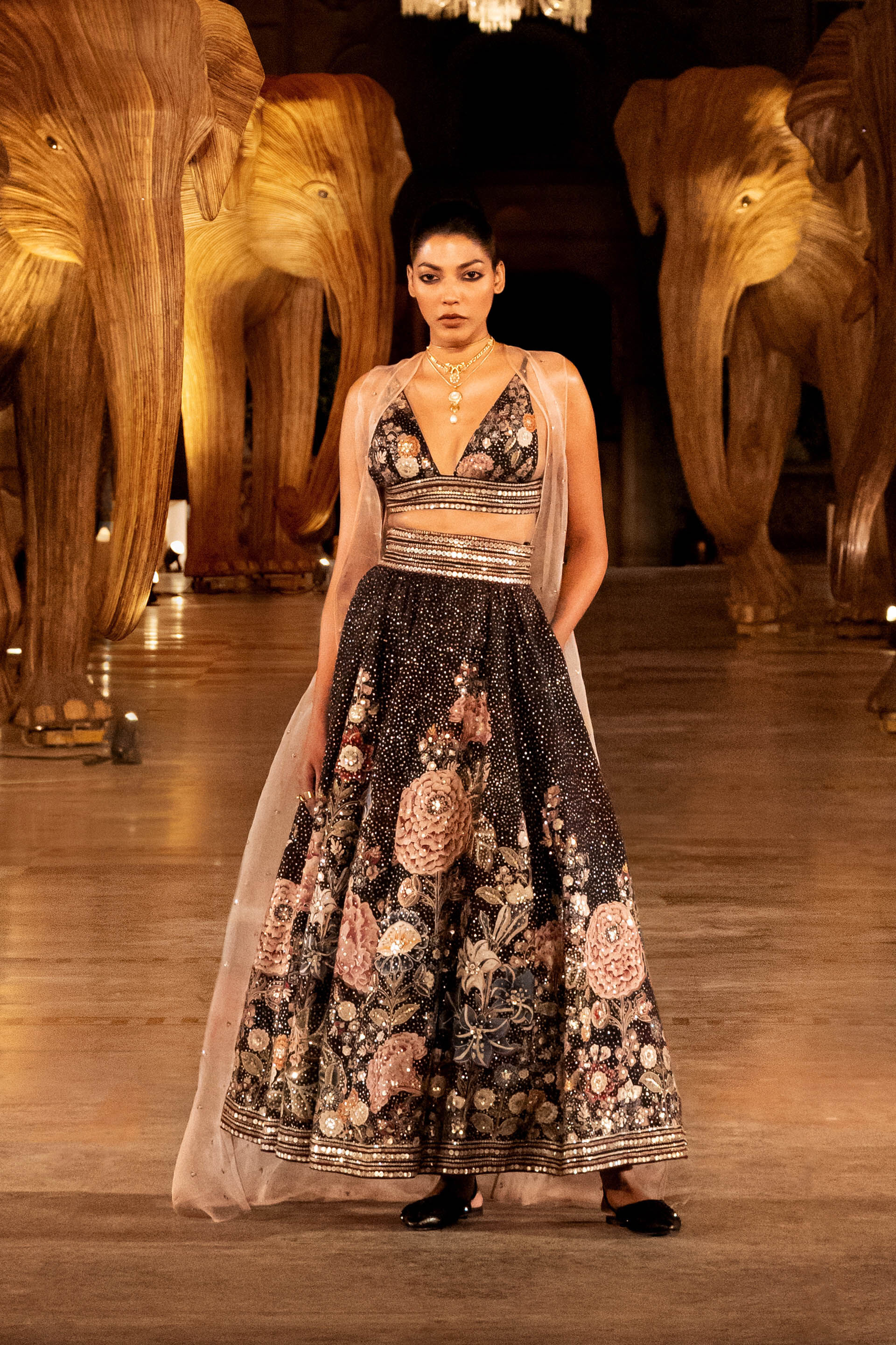 Life Of The Nightforest Skirt Set - Black, Black, image 3