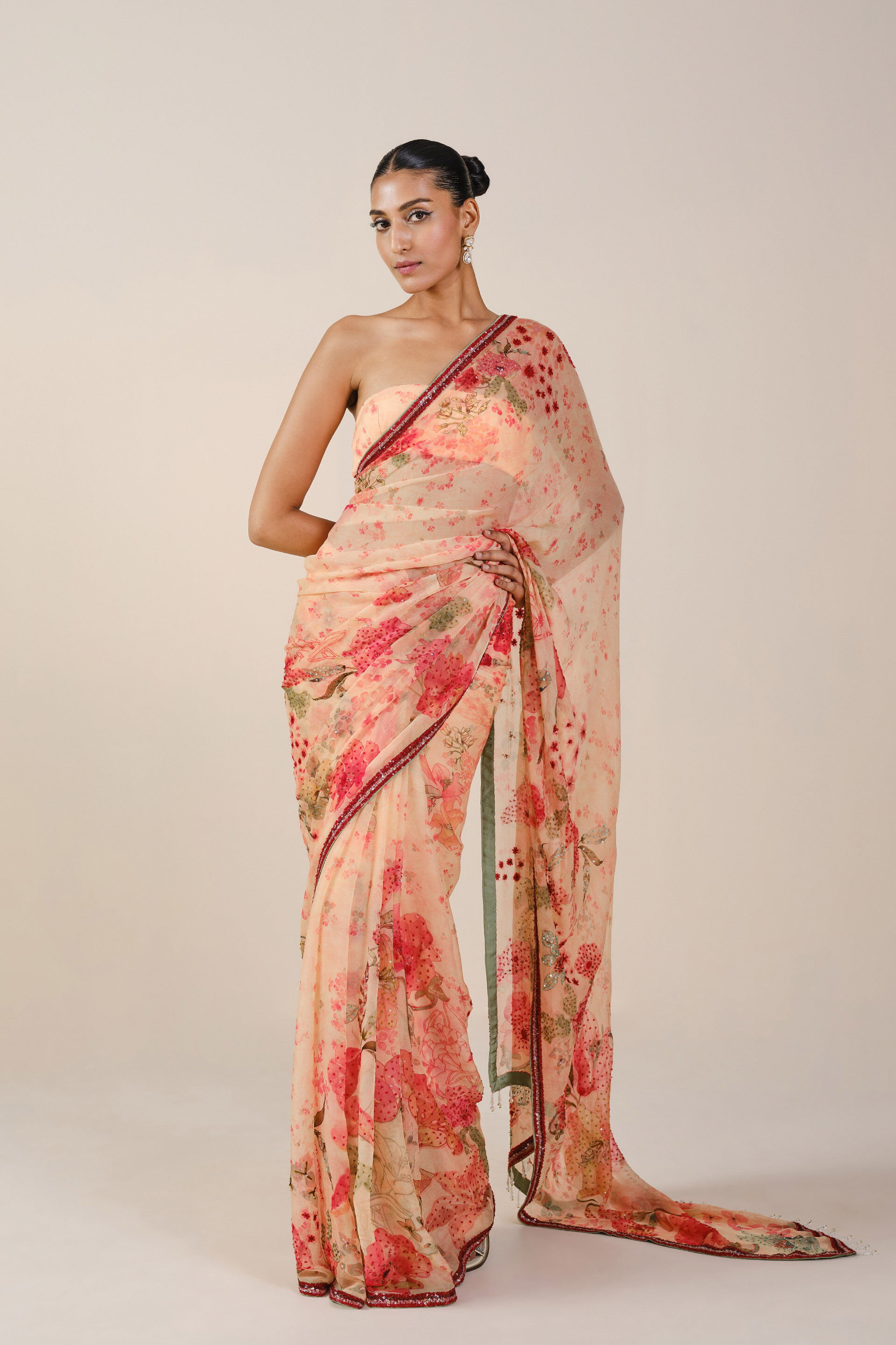 Efron Saree - Blush, Blush, image 1