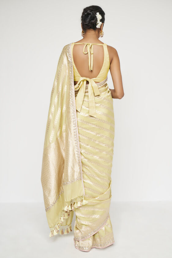 Indali Saree - Lime, , image 4