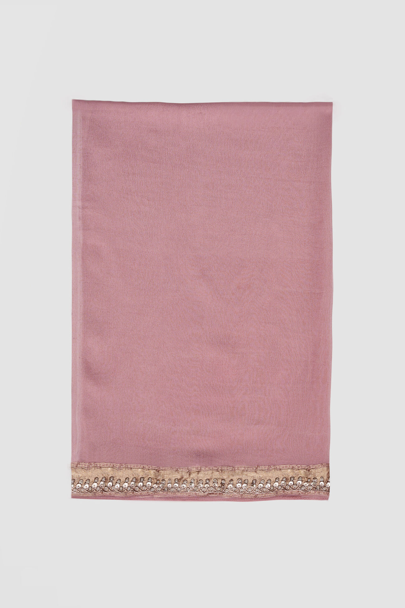 Aaradhana Benarasi Silk Embroidered Saree, Blush, image 8