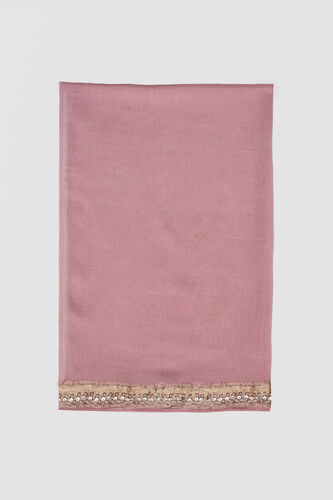 Aaradhana Benarasi Silk Embroidered Saree, Blush, image 8