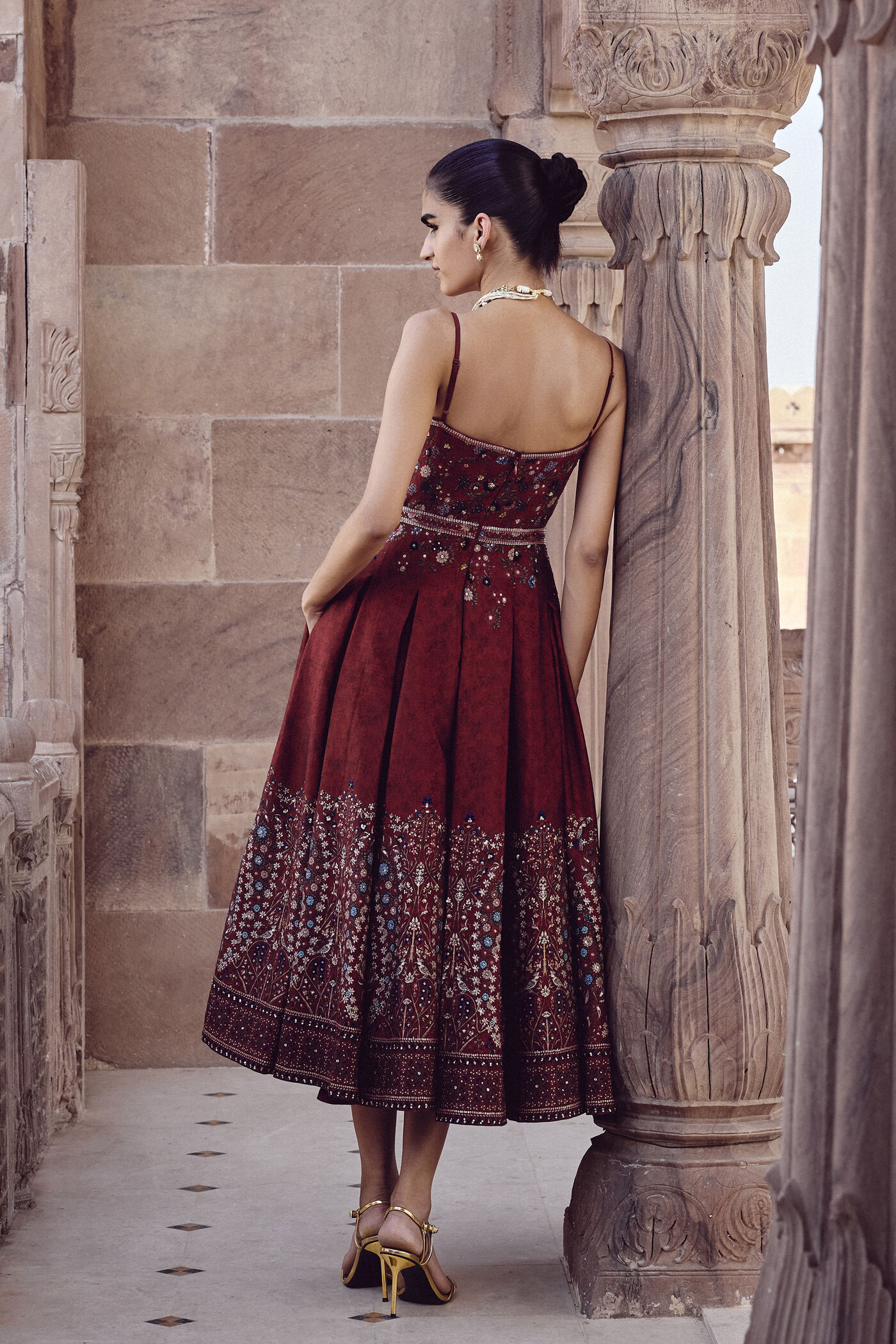 silk designer dress for women Designer Women's Beach Kaftan Dress in Viscose Silk