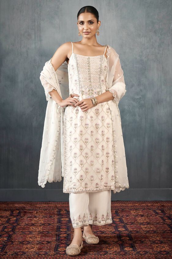 1 - Anaisha Kurta Set – Cream, image 1