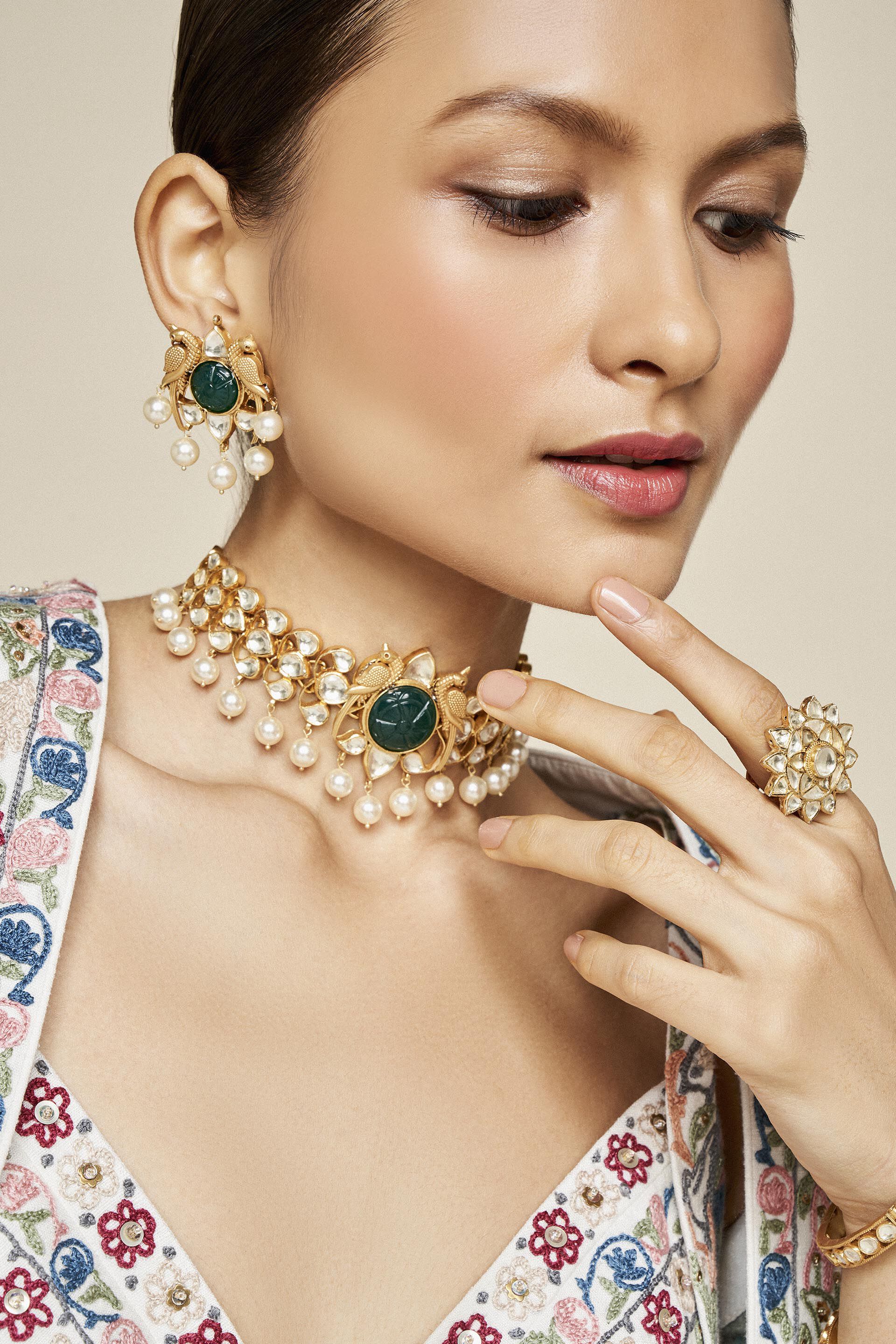 Mayil Earrings, , image 3