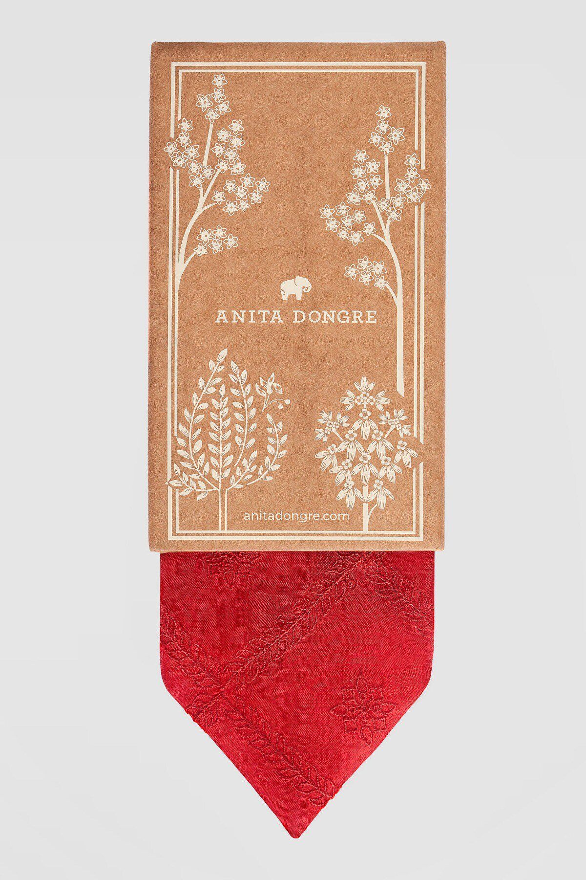 Rajvir Pocket Square - Red 