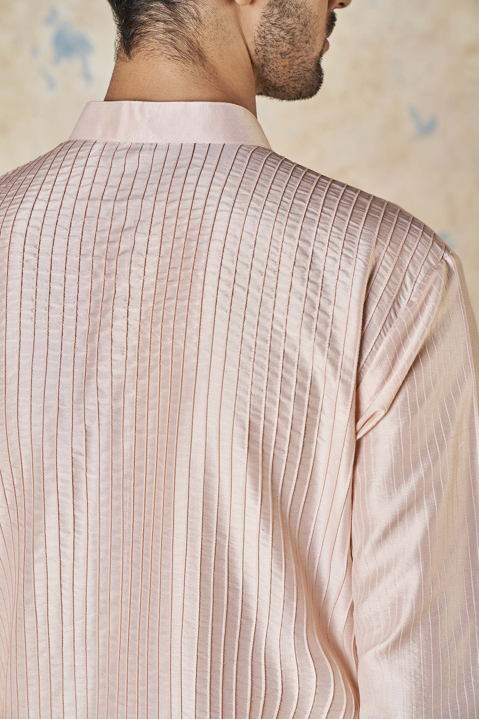 Sifar Silk Kurta - Pink, Pink, image 7