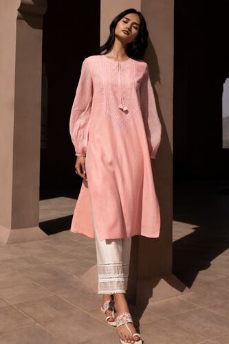 1 - Aavya Kurta – Blush, image 1