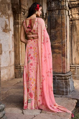 2 - Silene Lehenga Set – Pink, image 2