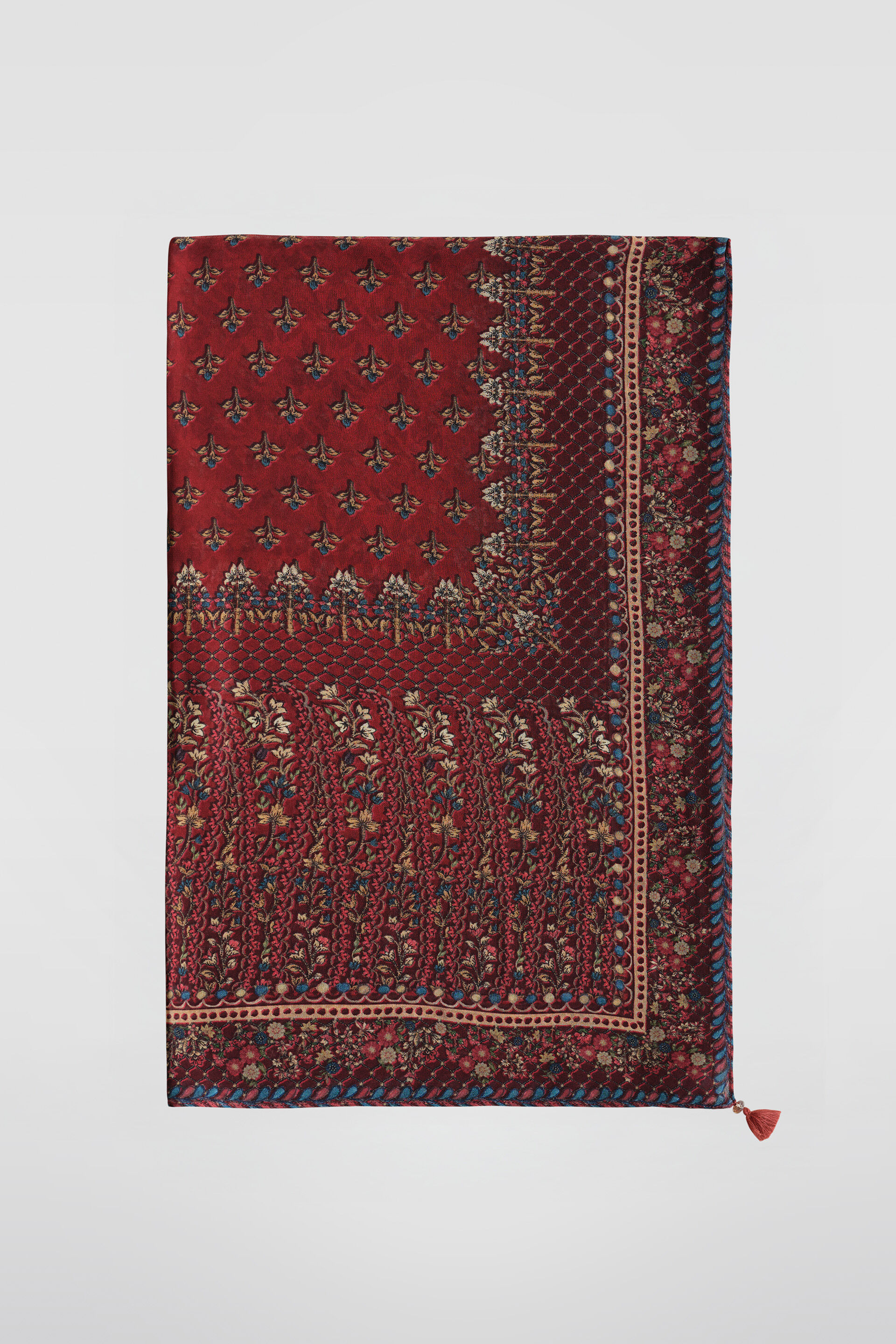 Sarisha Stole - Red, Red, image 3