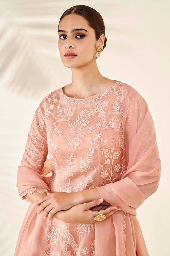 5 - Flamingo Paradise Kurta Set - Blush, image 5