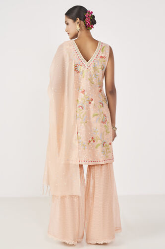 Anya Gharara Set, Blush, image 3
