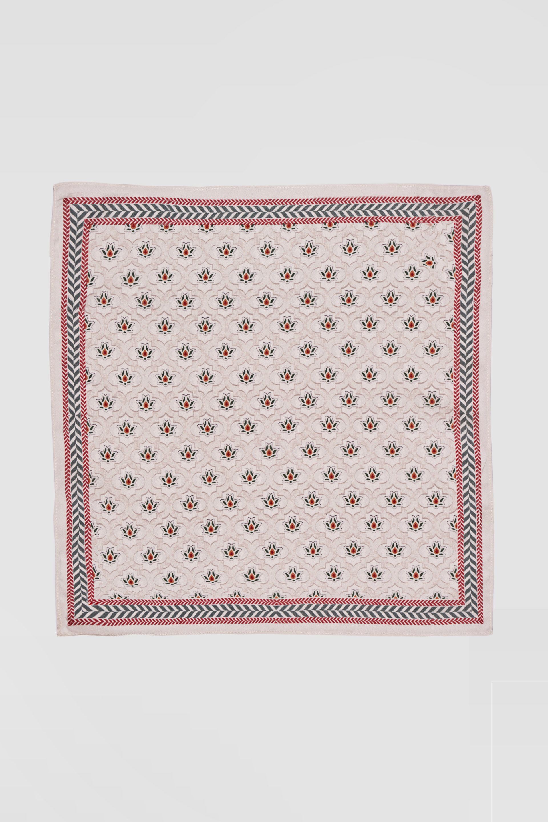 Deevij Pocket Square - Off White