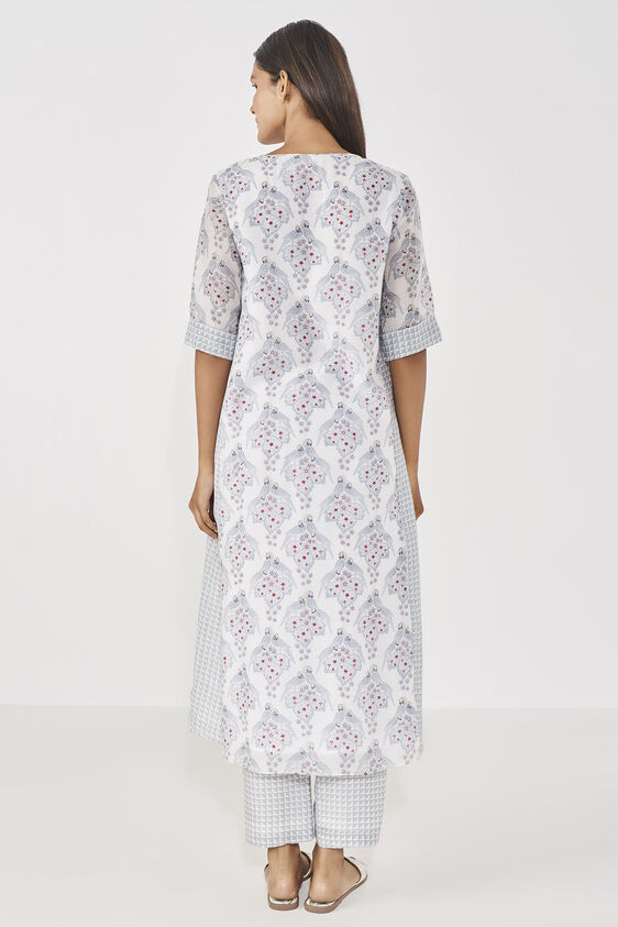 Rabani Kurta Set, Grey, image 3