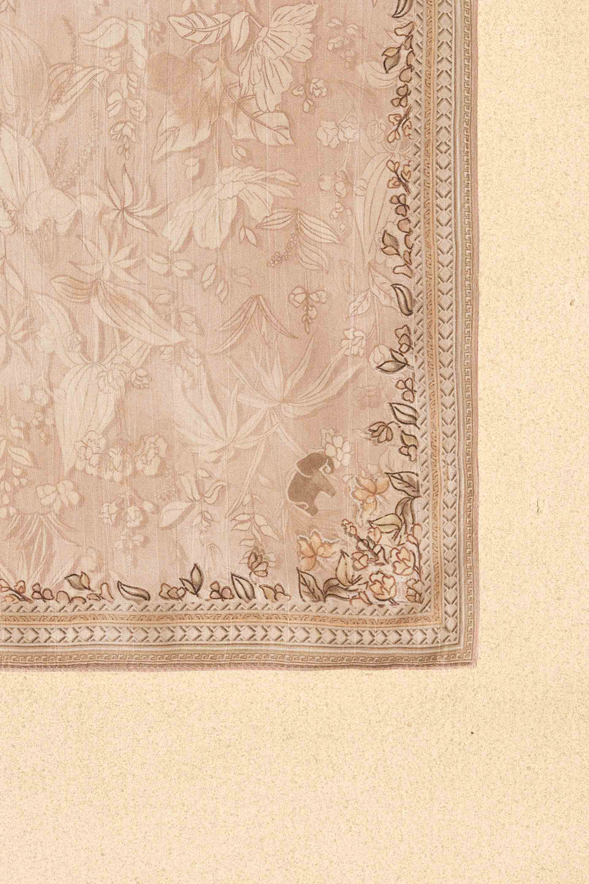 Zafar Silk Pocket Square - Blush