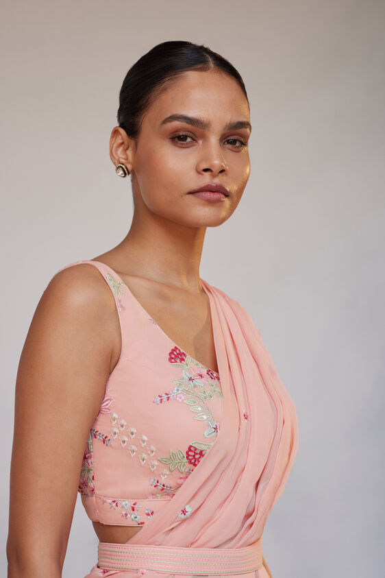 Asterope Saree, Pink, image 5