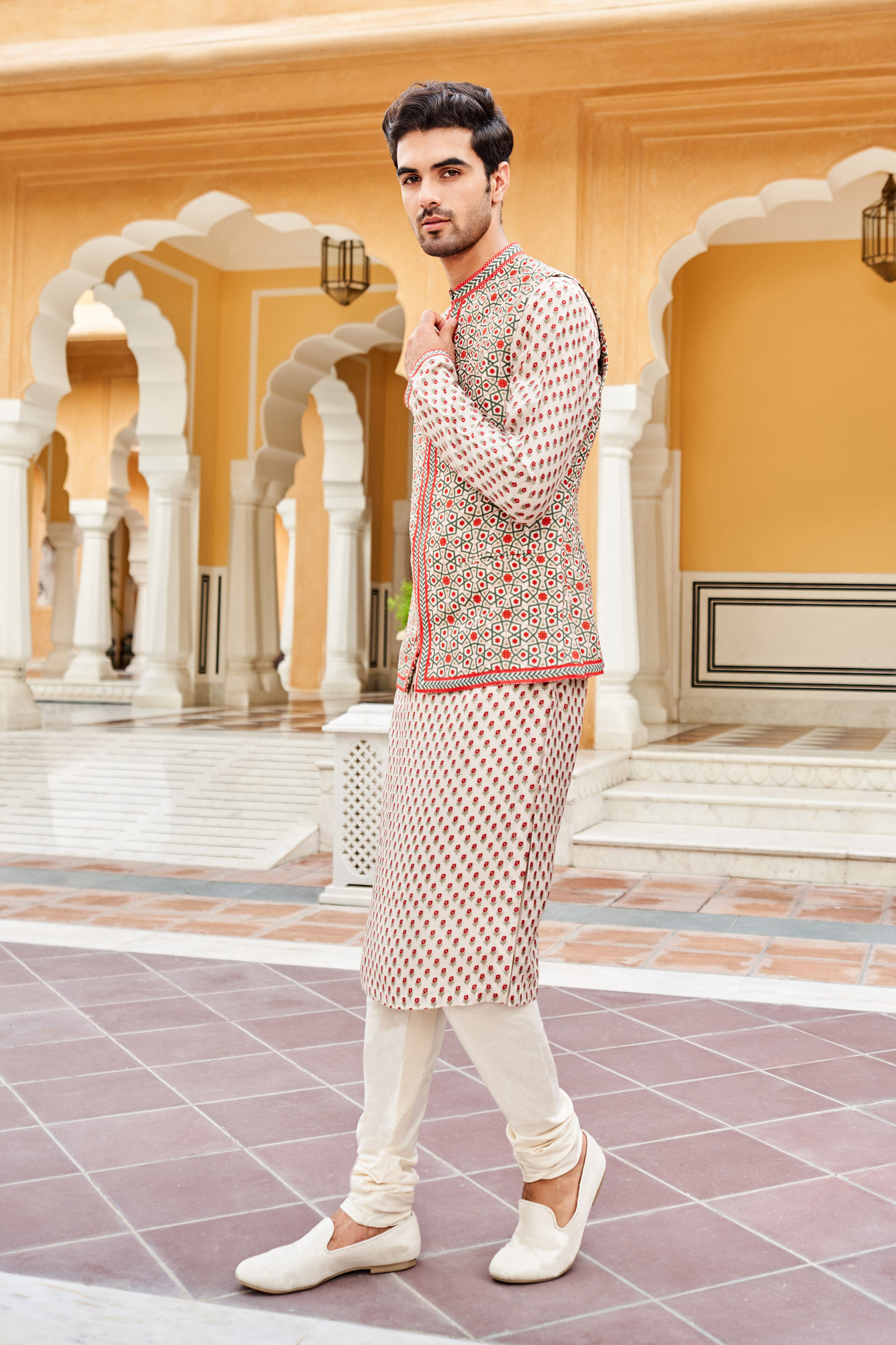 Chitaksh Nehru Jacket - Ivory
