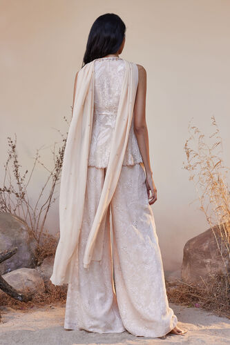 Sahara Close-fitting Suit Set - Flesh, Flesh, image 4