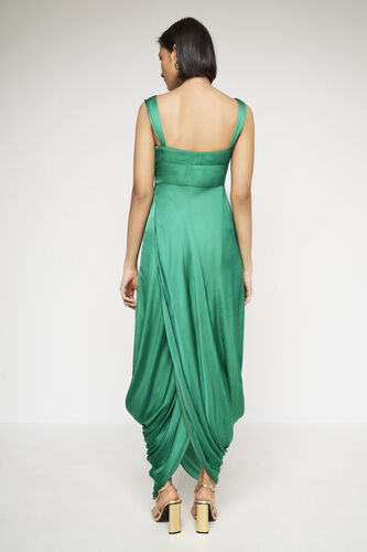 Nikolina Dhoti Dress, Green, image 2