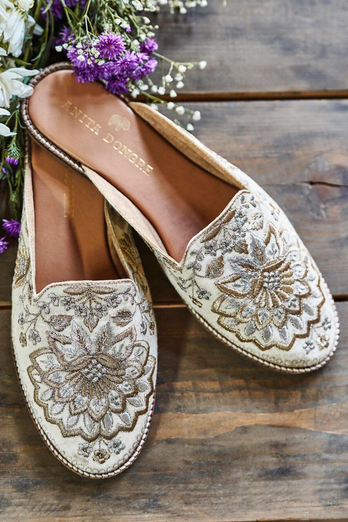 Buy Designer Shoes For Women Ethnic Mojris Bridal Shoes Anita Dongre