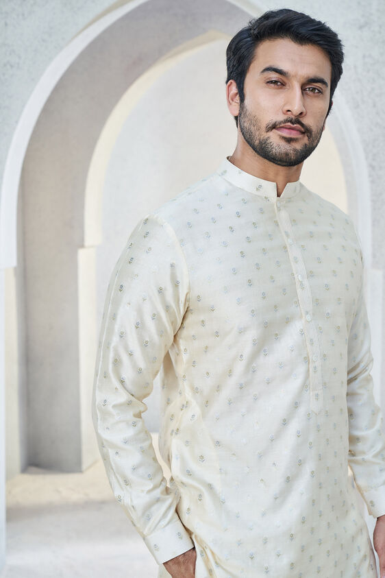 Alman Kurta, Off White, image 4