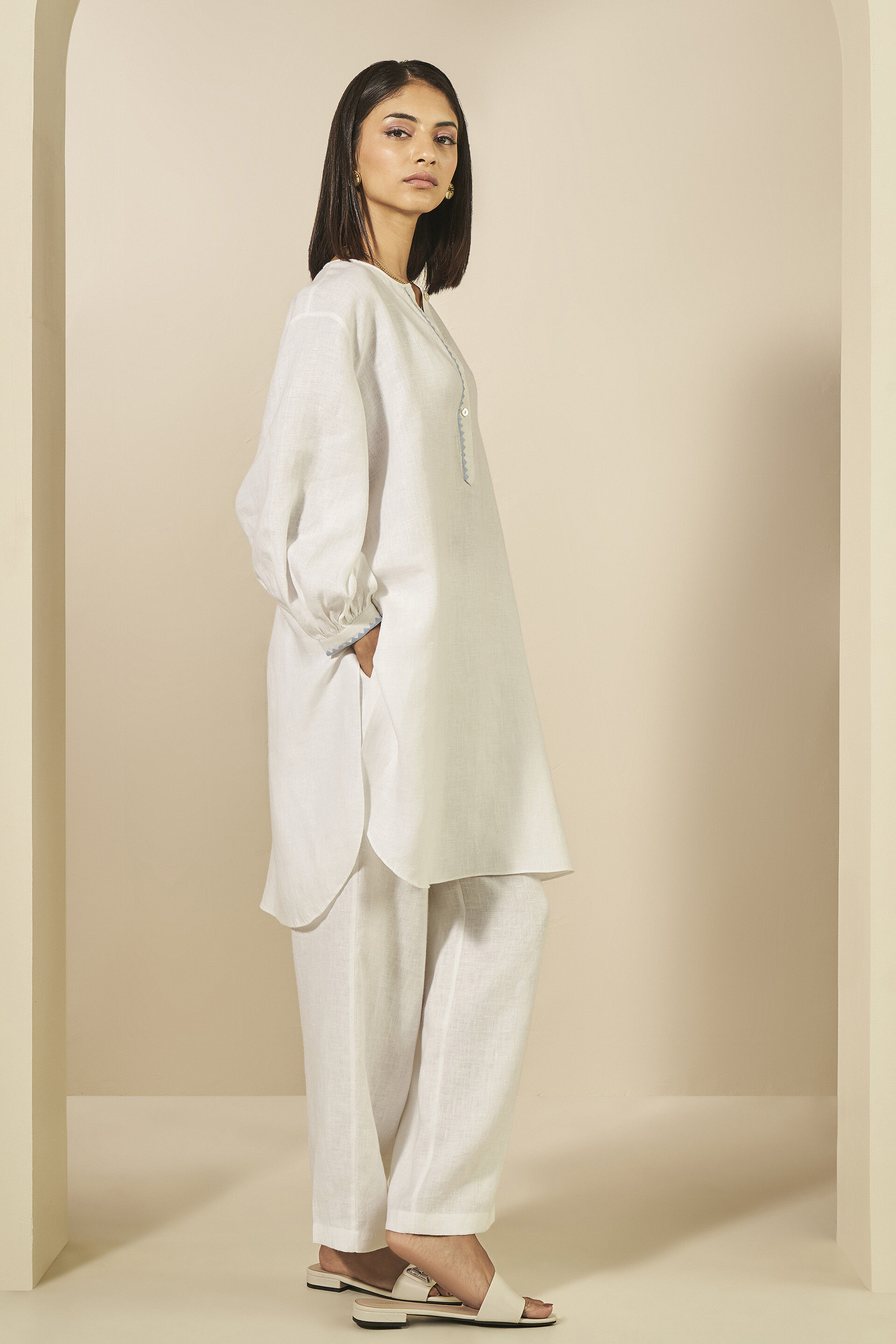Whirl Hemp Coord - White, White, image 2