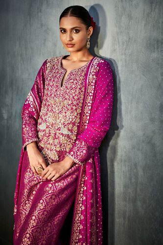 4 - Hemani Sharara Set – Purple , image 4