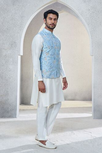 Nivan Nehru Jacket, Powder Blue, image 2