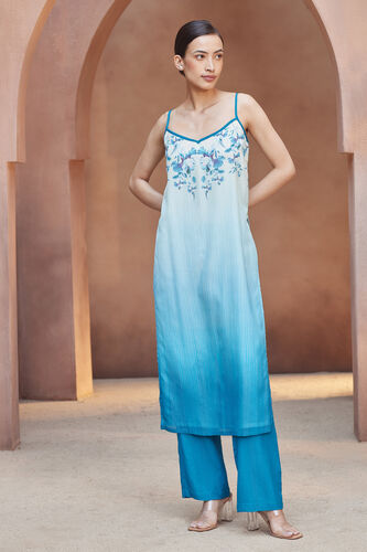 Alani Kurta Set, Blue, image 1